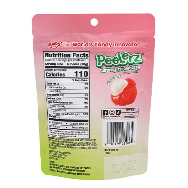 Amos 4D Peelerz Peelable Fruit Gummy Candy (6oz) Multiple Flavors - Image 19