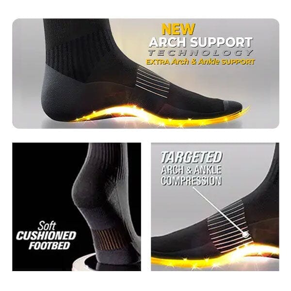 Copper Fit® Energy Compression Knee-High Unisex Socks (1 Pair) Multiple Sizes - Image 3